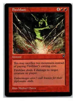 Visions Fireblast - MTG Card - Image 1