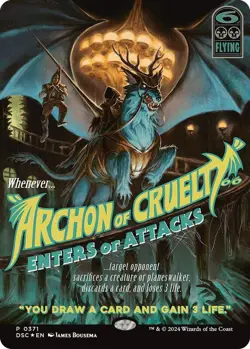 FOIL Archon of Cruelty (Showcase) - Commander: Duskmourn: House of Horror (DSC) - Image 1