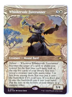 MTG Whiskervale Forerunner - Bloomburrow [Foil] [Showcase] NM- - Image 1