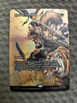 Magic the Gathering: Spider-Man #35 Hunter's Insight Borderless Foil - Image 1