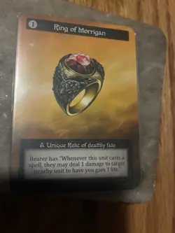 Sorcery Contested Realm Arthurian Legends - Ring of Morrigan - Nonfoil Unique - Image 1