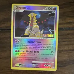 Giratina Reverse Holo Promo Burger King Platinum 004/146 100 HP Pokemon Card - Image 1