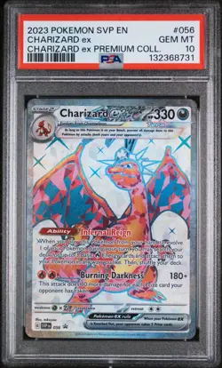 2023 Pokemon SVP EN Charizard Ex Premium Collection #056 GEM MINT PSA 10 - Image 1