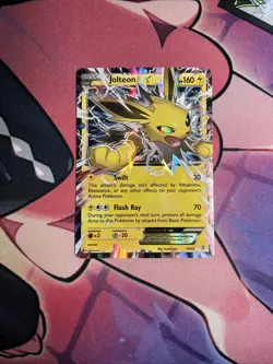 Pokemon TCG Jolteon-EX Holo Rare Card Generations 28/83 MP - Image 1
