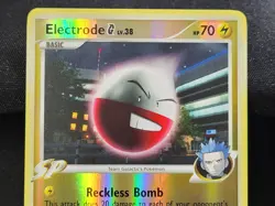 Pokemon TCG Electrode G 39/111 Reverse Holo Rising Rivals LP - Image 3