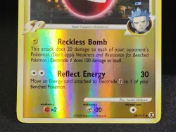 Pokemon TCG Electrode G 39/111 Reverse Holo Rising Rivals LP - Image 4