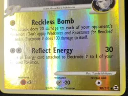 Pokemon TCG Electrode G 39/111 Reverse Holo Rising Rivals LP - Image 5