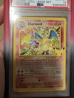 PSA 10 Charizard Celebrations 4/102 Sword & Shield Holo Pokemon Card - Image 3