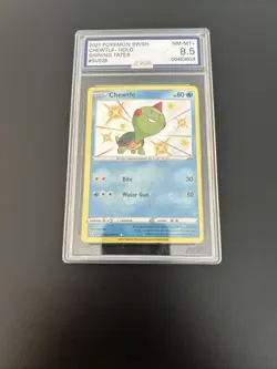 2021 Shining Fates Chewtle-Holo AGS Graded 8.5 Pokemon Card Slab - Image 1