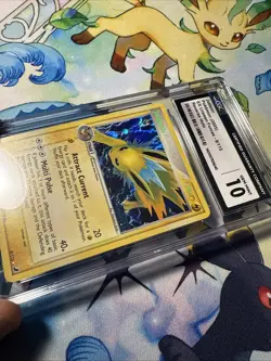 Pokemon Jolteon 8/115 EX Unseen Forces 8/115 Reverse Holo CGC 10 LOW POP!! - Image 2