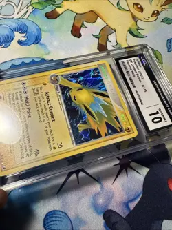 Pokemon Jolteon 8/115 EX Unseen Forces 8/115 Reverse Holo CGC 10 LOW POP!! - Image 3