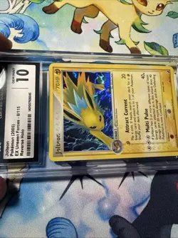 Pokemon Jolteon 8/115 EX Unseen Forces 8/115 Reverse Holo CGC 10 LOW POP!! - Image 5