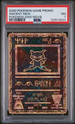 2000 Pokemon Game Movie Ancient Mew Pokemon 2000 Movie PSA 7 - Image 1