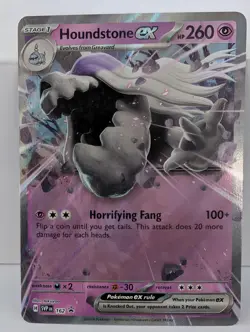 Pokemon TCG Houndstone ex - SVP162 - SVP Black Star Promos S&V - NM - Image 1