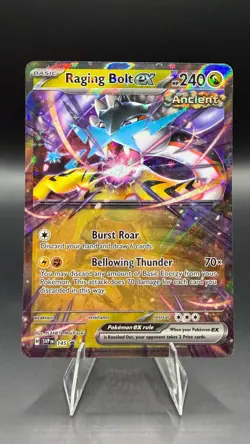Raging Bolt ex - SVP145 Black Star Promo Pokemon - NM/MINT - Image 1