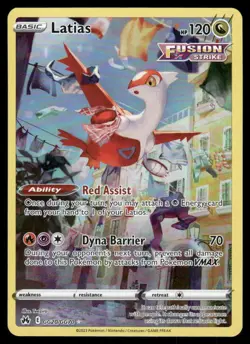 Pokemon Cards Latias GG20/GG70 Crown Zenith Galarian Gallery Holo NM - Image 1