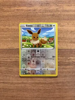 Pokemon - Eevee - 205/264 - REVERSE HOLO - FUSION STRIKE - TCG - Image 1