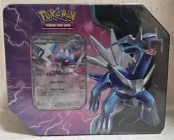 Pokemon Azure Legends Tin Dialga ex - Factory Sealed - 5 Booster Packs & Promo - Image 1