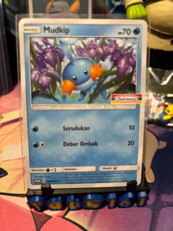 LIMITED Pokemon TCG Indonesia Mudkip Promo 084/SM-P Indomaret Stamp - Image 1
