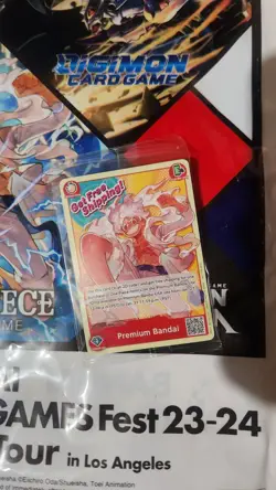 ONE PIECE CARD GAME MONKEY.D.LUFFY PREMIUM BANDAI CARD GAMES FEST 23-24 Sealed - Image 1