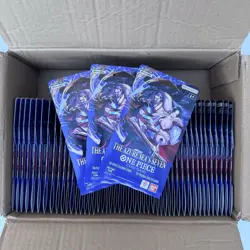 x50 One Piece OP-14 The Azure Sea's Seven Sleeved Blister Booster Packs OP14 - Image 1