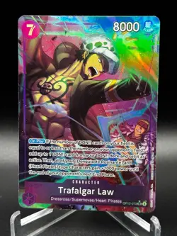Trafalgar Law OP12-073 Legacy of the Master SR Alt Art One Piece TCG English - Image 1