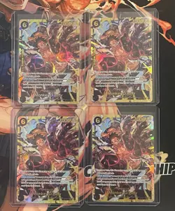 4x One Piece Luffy English Playset OP10-118 Royal Blood SEC Engl ! Playset ! - Image 1