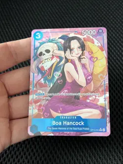 Boa Hancock Alt Art OP13-051 R* One Piece Carrying On His Will English NM - Image 2