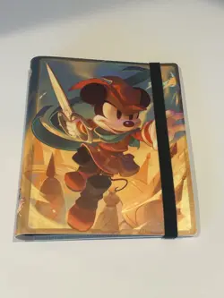 Mickey Mouse Brave Little Tailor Binder Disney Lorcana TCG Holds 80 Cards NEW - Image 1