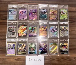 Lot of 18 Graded Pokemon Cards | TAG & AGS | Mostly 10s | JP & English EX/AR - Image 1
