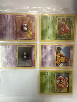 Pokemon TCG Base Set 5 Card lot. Commons. Cards shown will be the ones you get. - Image 1
