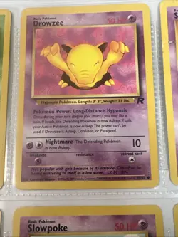 Pokemon TCG Base Set 9 card lot. Commons. Cards shown will be the ones you get - Image 3