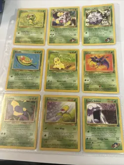 Pokemon TCG Base Set 9 card lot. Commons. Cards shown will be the ones you get - Image 1