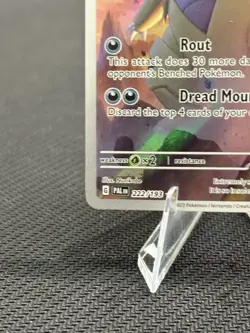 Pokemon TCG Scarlet & Violet Paldea Evolved Tyranitar Holo Card 222/193 Full Art - Image 5