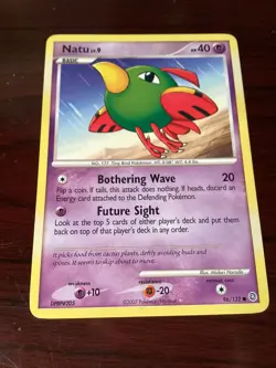 Pokemon Card Natu LV.9 96/132 Regular Secret Wonders NM - Image 1