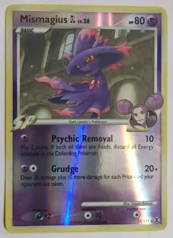 Mismagius GL Reverse Holo Rare 10/111 Platinum Rising Rivals Pokemon Card LP/NM - Image 1