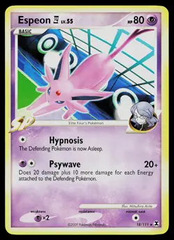 Pokemon Card - Espeon E4 Rising Rivals 18/111 Rare - Image 1