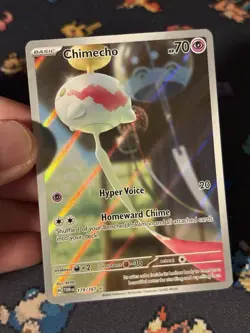 Pokemon Cards Chimecho 179/167 Illustration Rare Twilight Masquerade - (NM) #1 - Image 2