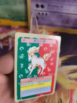 Pokemon Karte Card Topsun blue back 1995 bandai japanese Ponyta Ponita NM- - Image 3