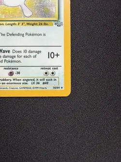 Wigglytuff 16/64 Jungle Holo Pokemon Card - LP - Image 3