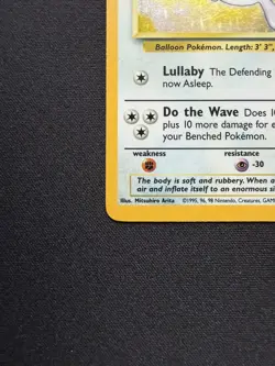 Wigglytuff 16/64 Jungle Holo Pokemon Card - LP - Image 4