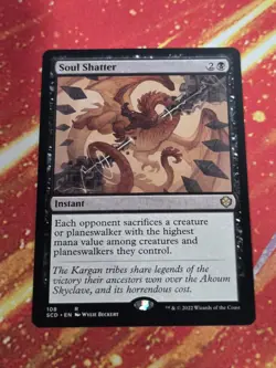 MTG Soul Shatter Starter Commander Deck #108 2022 Regular Card - Image 1