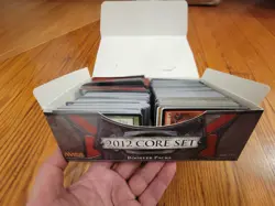 lot 1000+ magic: the gathering cards in 2012 box with sleeves OVER 100 FOILS - Image 1