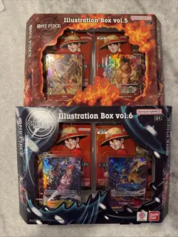 Bandai One Piece Card Game Illustration Box Vol. 5 & Vol. 6! New & Sealed! - Image 1