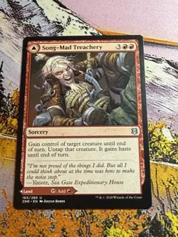 MTG Song-Mad Treachery Zendikar Rising Uncommon Magic the Gathering NM/M - Image 1