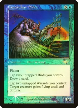 Legions MTG FOIL Crookclaw Elder Magic - Image 1