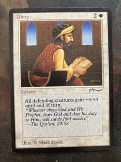 *** ARABIAN NIGHTS Piety (light) *** NM-Mint - DUTY FREE - MtG Magic - Image 1