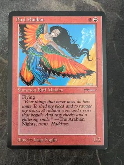 *** ARABIAN NIGHTS Bird Maiden (Dark) *** NM Clean - DUTY FREE - Magic MtG - Image 1