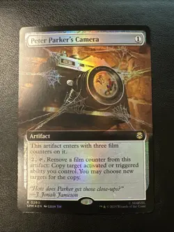 Peter Parker's Camera [NM] 0280 - Foil - Extended Art - SPM - MTG - EN - Image 1