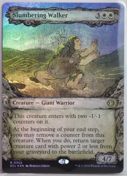 Slumbering Walker [New, Near Mint] Showcase *Foil* {Lorwyn Eclipsed} - Image 1
